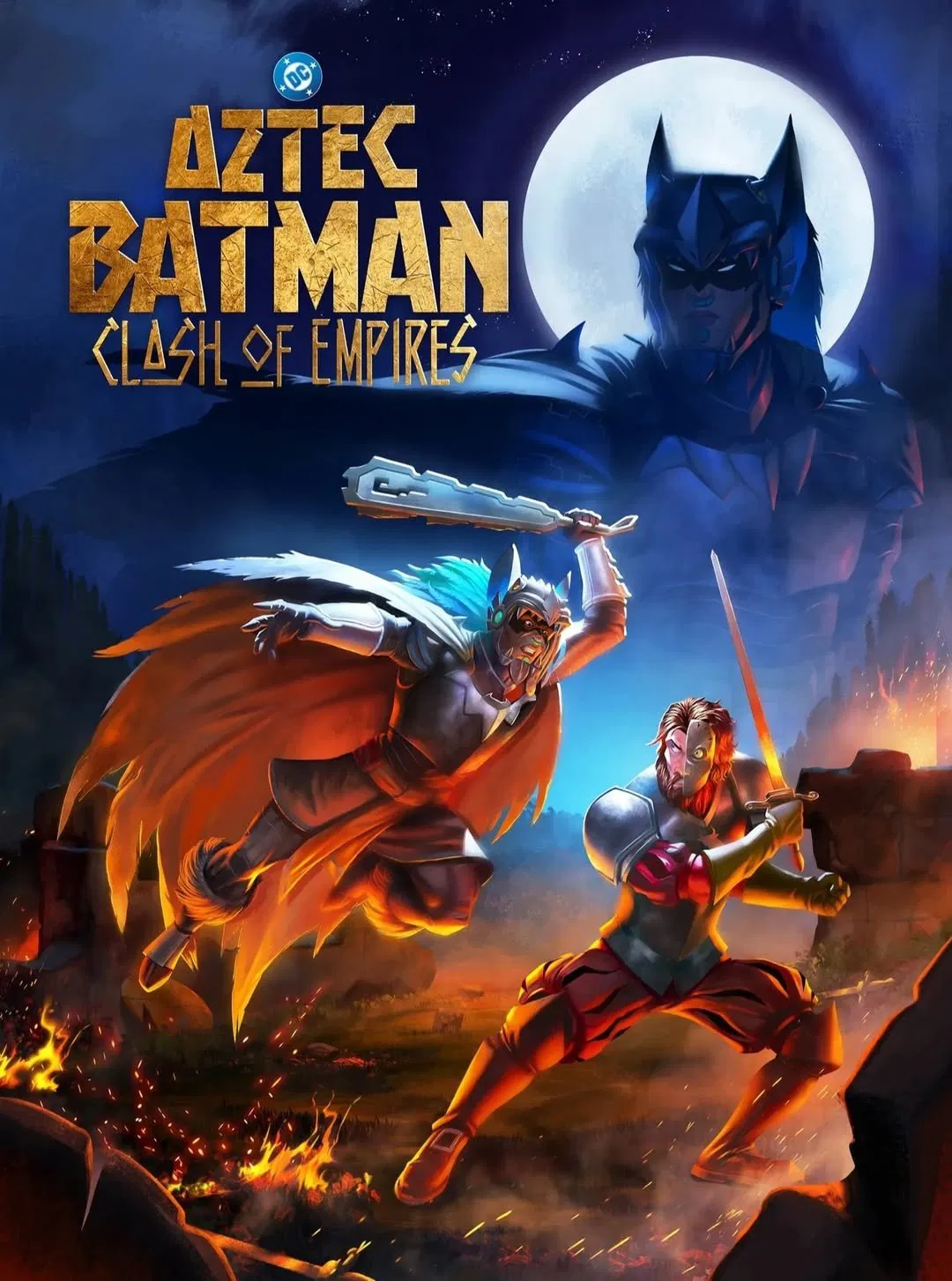 Aztec Batman Clash of Empires Poster