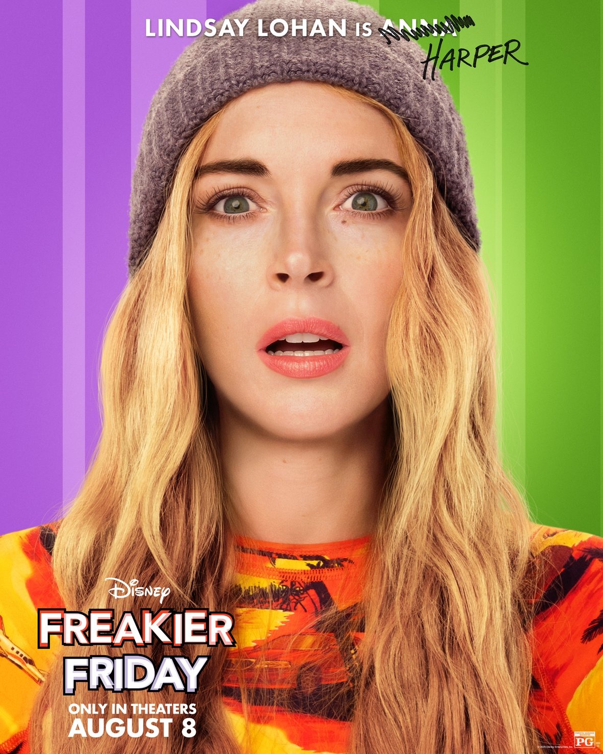 Freakier Friday Character Poster