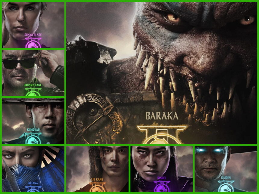 Mortal Kombat II Character Posters