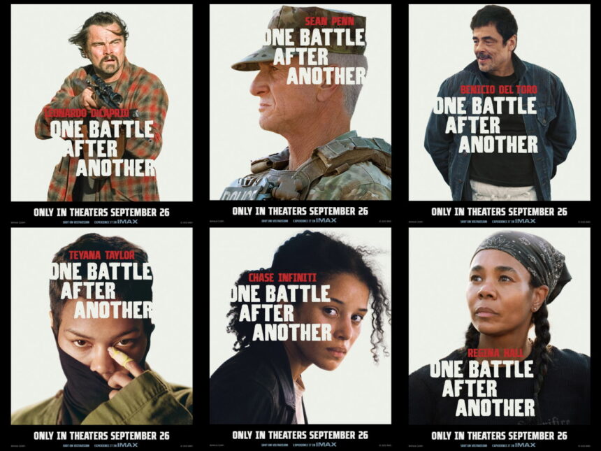 One Battle After Another Character Posters