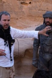 Villeneuve on set in Budapest