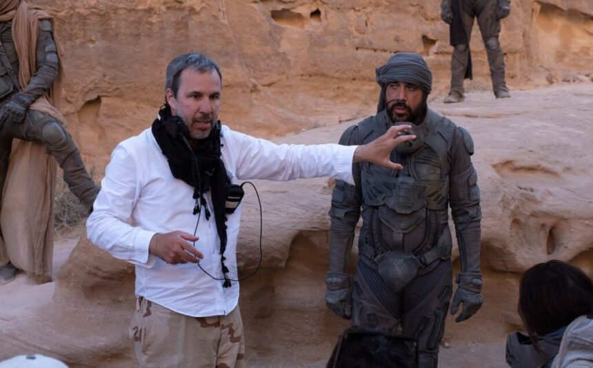 Villeneuve on set in Budapest
