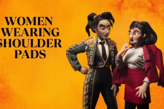 Women Wearing Shoulder Pads