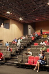 mostly empty theater