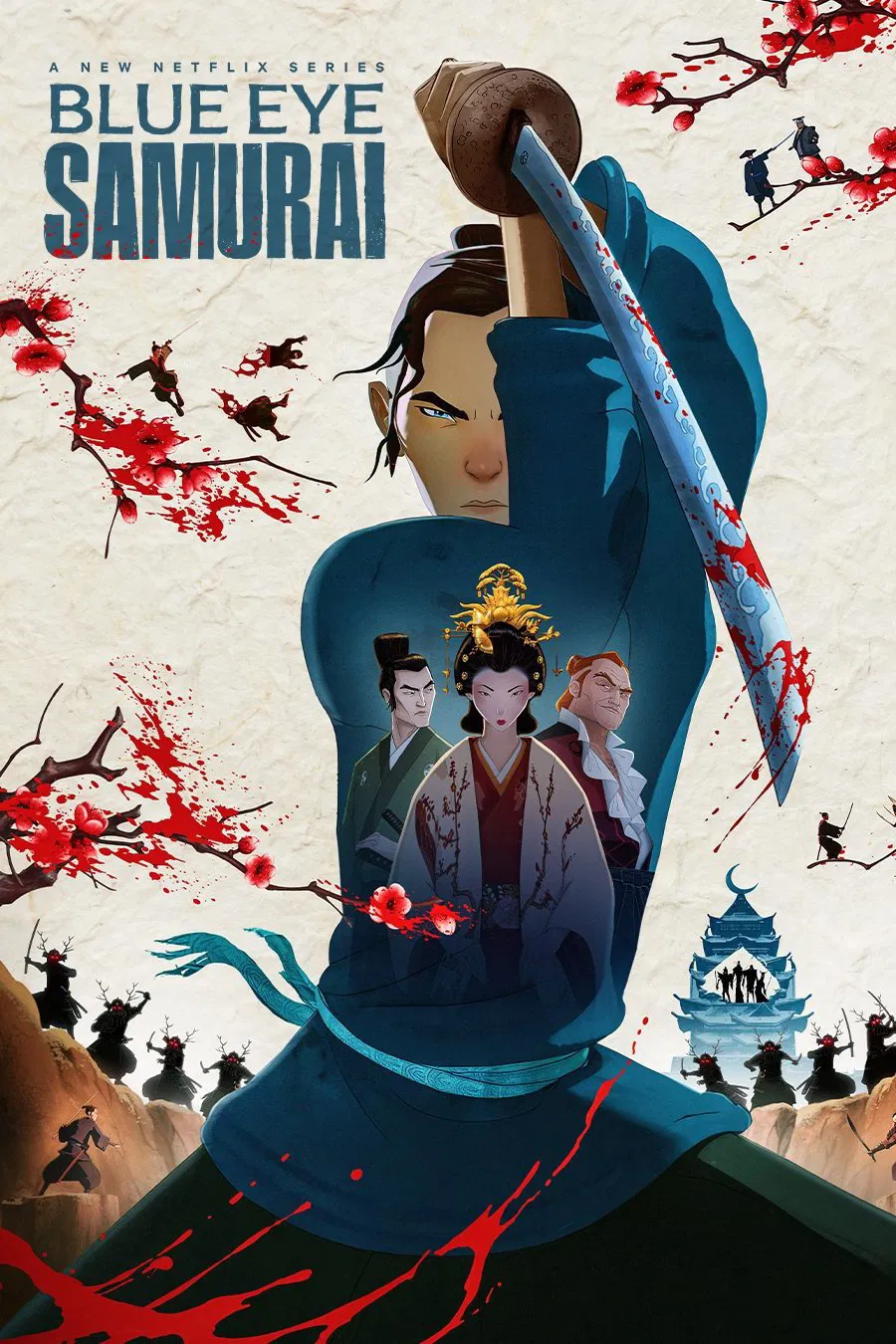 Blue Eye Samurai Poster