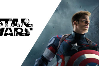 Chris Evans as Captain America star wars