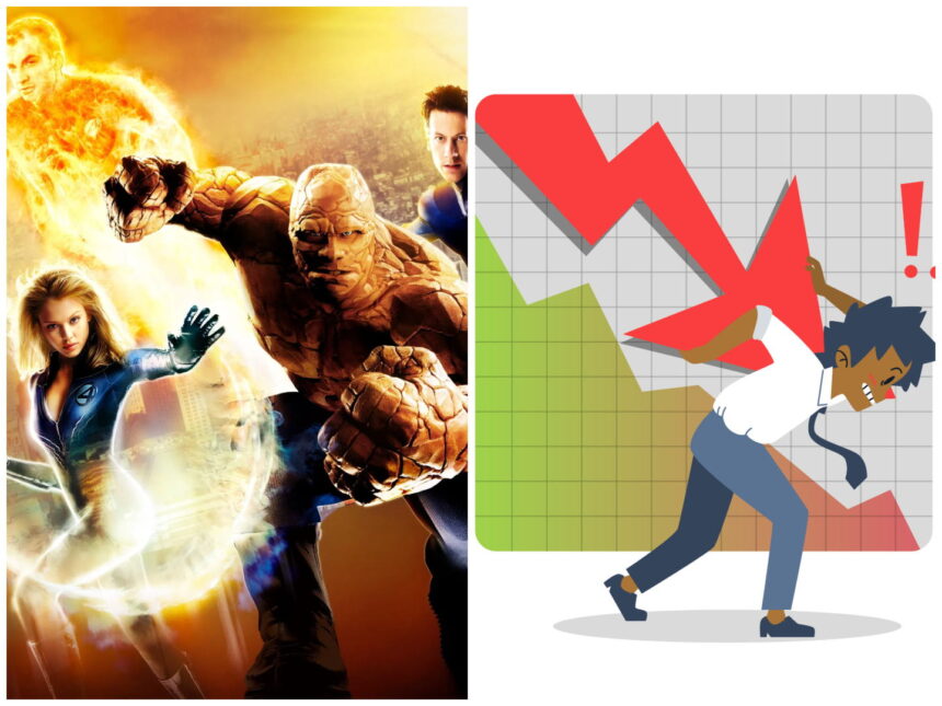 Fantastic Four s % Box Office Drop