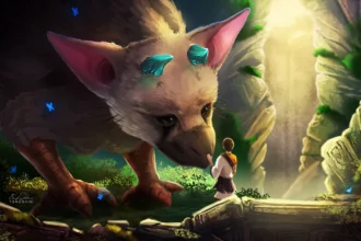 the last guardian animal vegetation game horn human boy